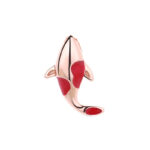 Pendentif poisson porte bonheur en argent sterling 925