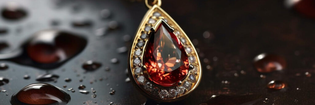 Pendentif avec une pierre